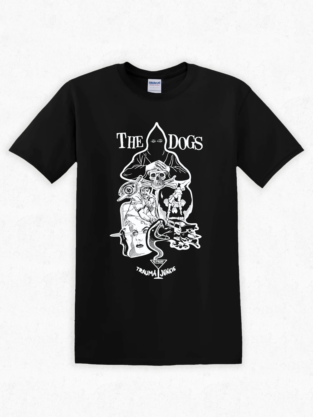 Trauma Junkie Black Tee